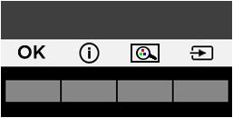 Reconfigurar os botões de função Pressione um do três botões frontais de Função para ativá-los e exibir os ícones acima dos botões.