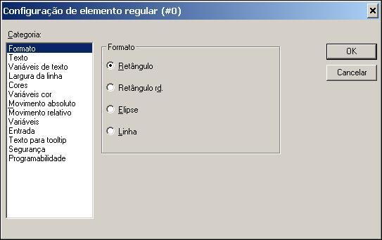 tela, conforme imagem abaixo: - Clicar duas vezes sobre o retângulo.