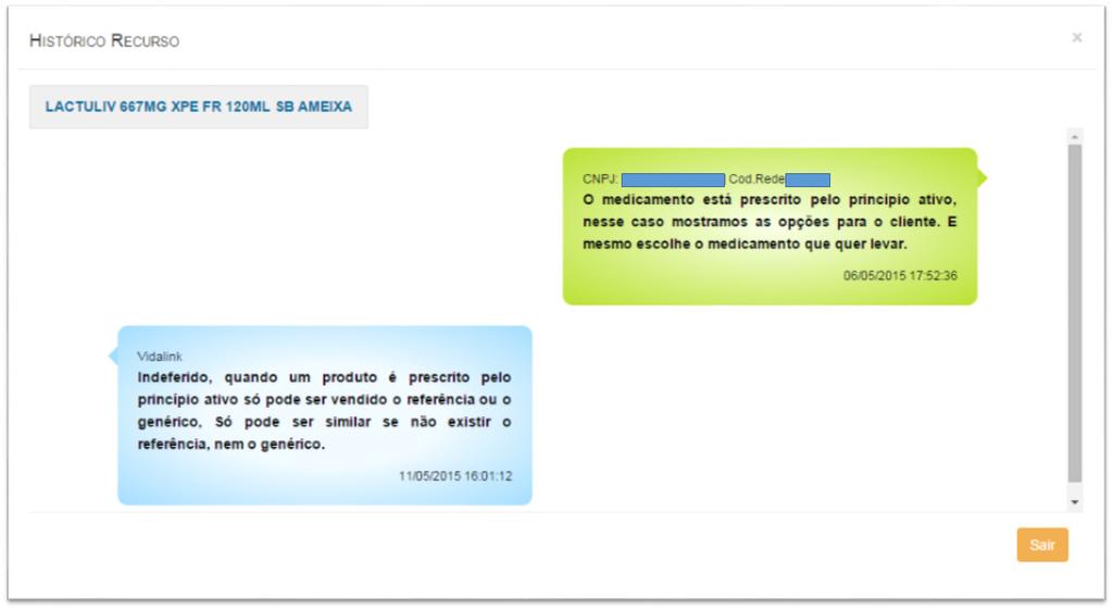 A partir do momento que a autorização é glosada na sua totalidade ou parcialmente, será permitido até 03 solicitações de recurso de glosa por produto, ou seja, a rede ou a farmácia descrevem o 1º