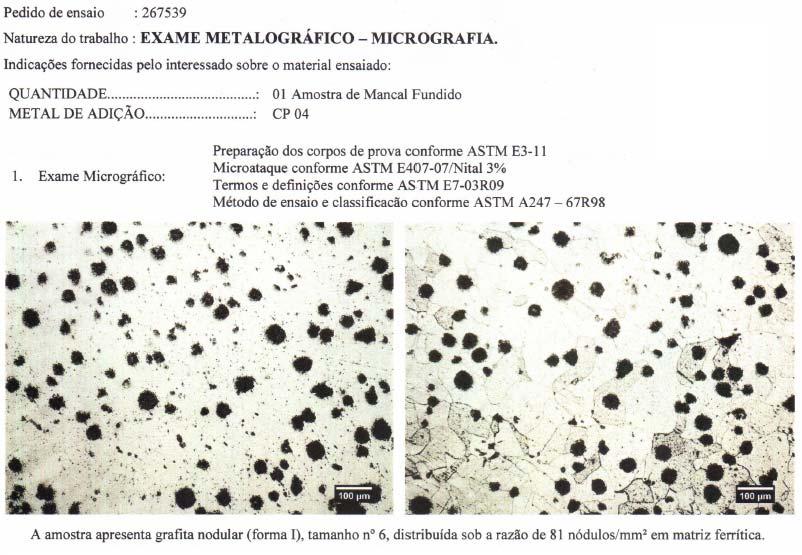 2.1.4 Efeito da Forma da Grafita A composição e microestrutura do ferro fundido determinam sua soldabilidade.