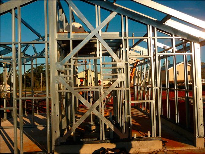 Steel framing com vedação