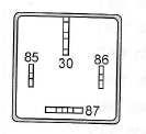 padrão entre os fabricantes de relés automotivos, o que