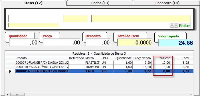 Quando o tipo de estoque utilizado for estoque lote e for incluído um KIT com estoque negativo o sistema estará mostrando uma mensagem com quais produtos estão negativos e trará também um