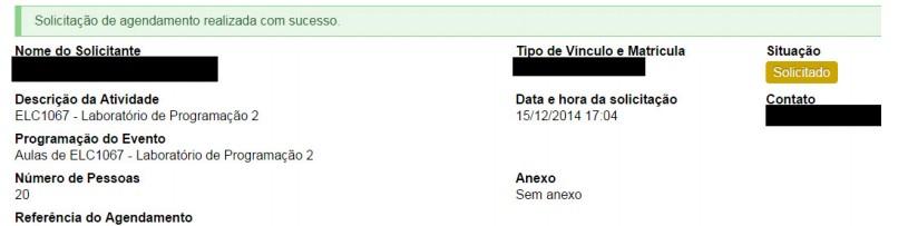 Passo 11) Com isso, abrirá um formulário onde será necessário informar algumas informações conforme figura 10: 1)Descrição da atividade, 2)Vínculo (matrícula/siape); Se for matrícula, informar o