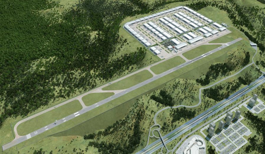 Catarina Aeroporto Executivo Imagem ilustrativa Receita virá da locação de áreas e hangares, venda de