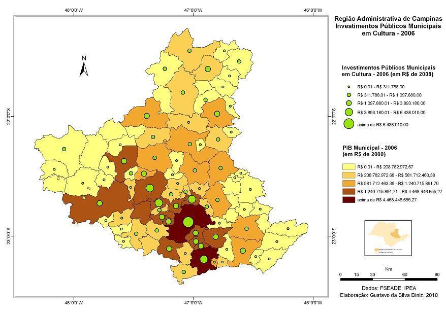 CONCLUSÕES À luz de todo raciocínio anterior, concluí-se que, no período analisado, a Região Administrativa de Campinas apresenta um vigoroso dinamismo populacional e econômico, tendo taxas de