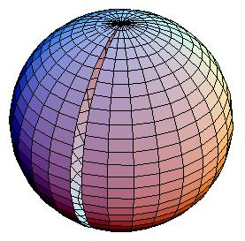 76 SUPERFÍCIES EM R3 Portanto σ : U R 3 cobre somente uma parte da esfera.