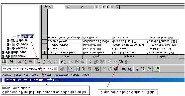 Agora, você deve gerar a mala direta. Para isso proceda da seguinte maneira: 17.Clique no botão Fonte de Dados.