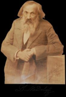 Dmitri Mendeleev (1869) O Cientista Russo é considerado o primeiro a organizar uma tabela periódica.