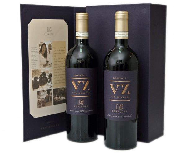 O VZ 15 GERAÇÕES DOURO TINTO 2014 é uma edição limitada de 1000 garrafas, numeradas, de um vinho feito a partir de lotes escolhidos por Cristiano van Zeller e os seus filhos, com a mão de enologia de