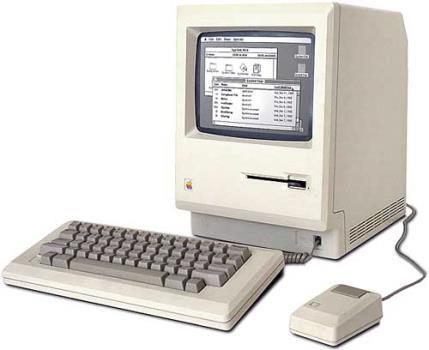 Quarta Geração (1970 - Até hoje) Macintosh Seguindo na mesma linha, com os computadores Lisa (1983) e Macintosh (1984), foram os