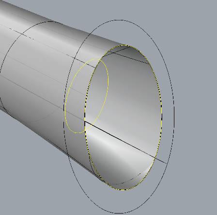 Utilize Surface > Planar Curves para fechar o círculo do lado ESQUERDO da pega.