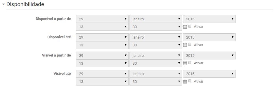 Permitir comentários: Permite ou não que os participantes comentem cada item do Banco de dados.