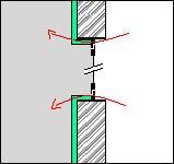 ºC Isolamento repartido ou isolante na caixa de ar de paredes duplas
