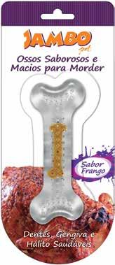 Ossos Saborosos Silicone Bife Gd. Ossos Saborosos Silicone Leite Gd.