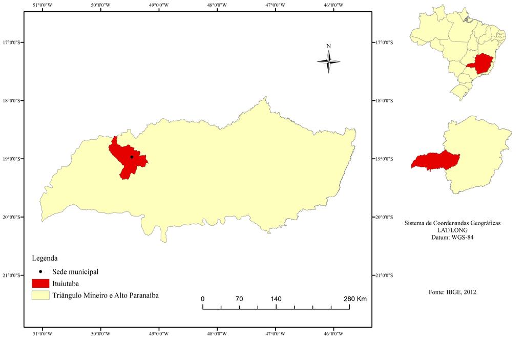 Introdução ANÁLISE GEOESTATÍSTICA DAS PRECIPITAÇÕES EXTREMAS DE ITUIUTABA MG O presente trabalho origina-se de uma pesquisa realizada no município de Ituiutaba - MG, situado na mesorregião do