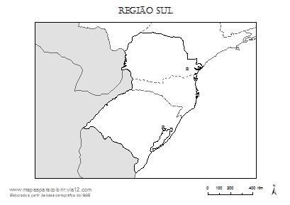 1. Utilizando o mapa abaixo, faça o que se pede: a) Identifique os estados e capitais da região. b) Trace no mapa a linha do Trópico de Capricórnio.