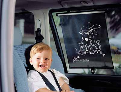 LS237 Cortina Zebra de Proteção Solar Retrátil para Automóvel Cor: Preto 0878931002376 Ideal para todos os tipos de janela.