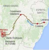 Após o rompimento da barragem em Mariana estes problemas se agravaram, ocorreu o assoreamento dos reservatórios de geração de energia elétrica, UHE, a contaminação dos córregos e afluentes ao longo