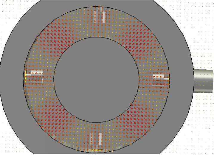 A frequência foi aumentada para 20 GHz, que, conforme a figura 4, permite a existência do modo TE 41, obtido e verificado abaixo: Conclusão Fig. 16.