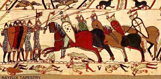 ARTE ANGLO-SAXÔNICA TAPEÇARIA DE BAYEUX (1066-1077) - narra a vitória do