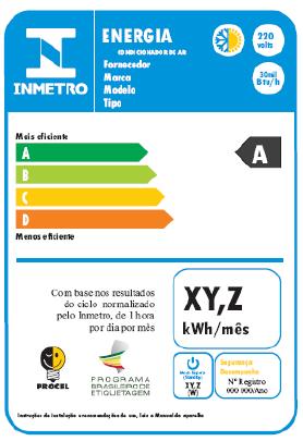 42 Capítulo 3. Conservação de Energia Figura 15 Etiqueta Nacional de Conservação de Energia.