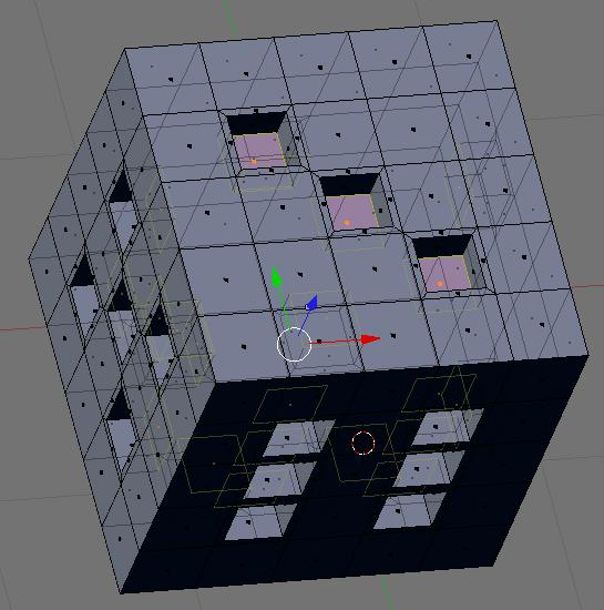 4.4 Construindo um Dado Agora vamos fazer o buraco.