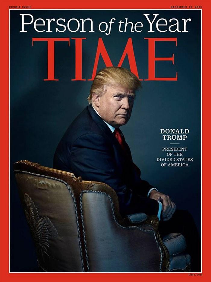 ELEIÇÕES NOS ESTADOS UNIDOS 2016 Donald Trump é escolhido a personalidade de 2016 pela revista 'Time O presidente eleito dos