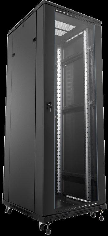 LINHA DE PRODUTOS IP METAL RACK 19 PARA CABEAMENTO ESTRUTURADO Os Racks para cabeamento estruturado IP METAL, além de desmontáveis, foram desenvolvidos para acomodação de uma grande quantidade de