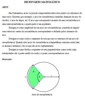 Figura 4: arquivo tri10 Figura 5: Definição de arco Em Bibliografia são apresentadas todas as fontes consultadas e utilizadas