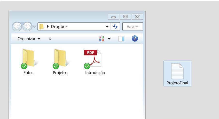 1 Mantenha seus arquivos seguros O Dropbox permite que você salve fotos, documentos, vídeos e outros arquivos, tudo em um