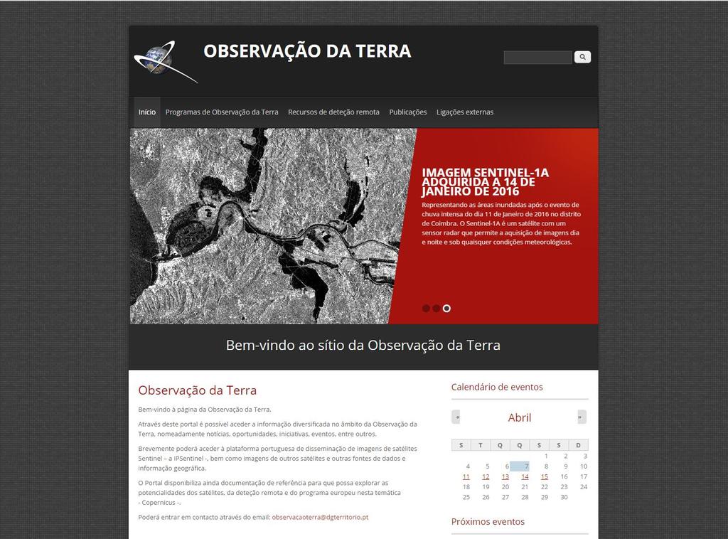 WebSite de OT Português Copernicus.