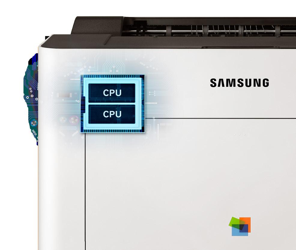 gráficas pesadas. CPU dual-core Até 40 ppm Melhore a qualidade de impressão com a tecnologia ReCP A falta de nitidez não é profissional.