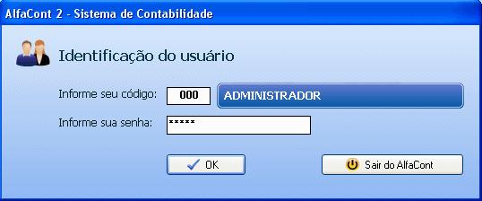 ALFACONT 2 Sistema de Contabilidade Versão 2.