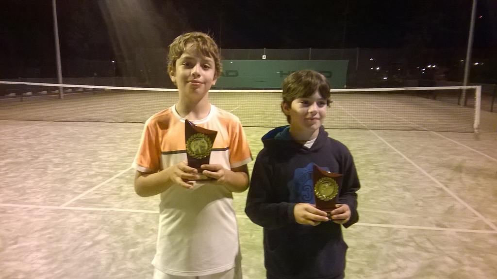 TORNEIO DE INVERNO 2015 Singulares masculinos sub14: