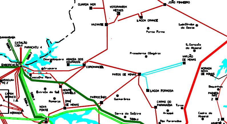 3. O PROJETO - CONEXÃO 34,5 KV Vazante 69 KV 138 KV Emborcação Coromandel A energia produzida pela será entregue na Subestação