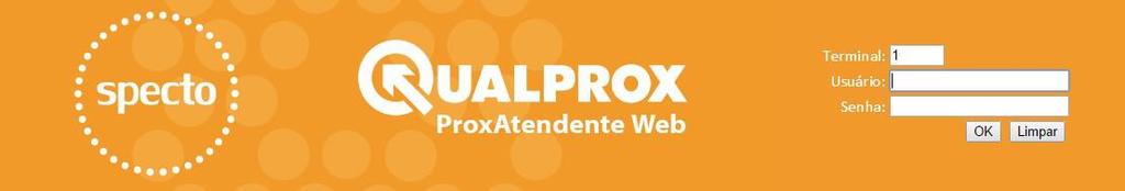 16. QualproxUnity: Atendente Web Com a BeagleBone previamente configurada, acesse o Atendente Web segundo os passos: IP_CONFIGURADO/atendente Figura 23: Tela de Login do ProxAtendente