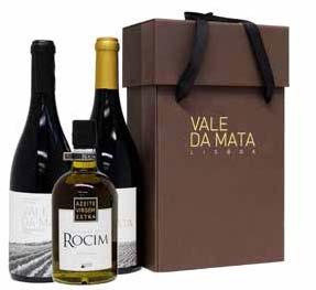 de Azeite Herdade do Rocim (1x50 Cl) 2 Wine bottles Vale da Mata + 1 Olive oil bottle Herdade do Rocim Tinto Red