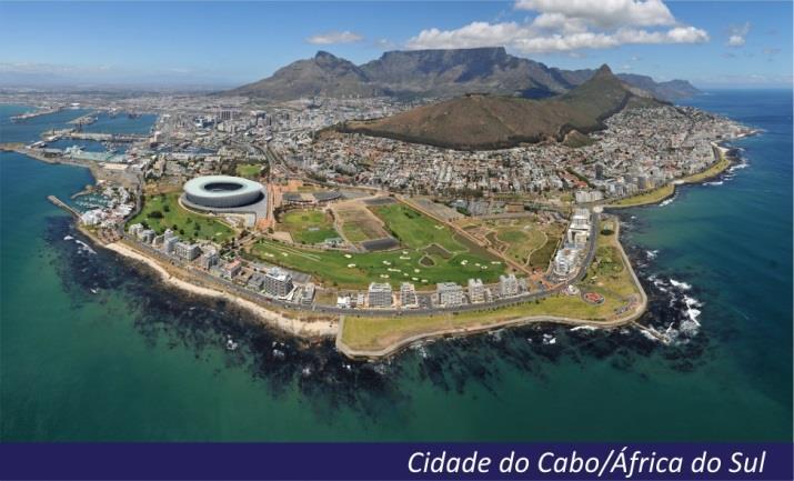 ensolaradas cidades da África do Sul, situada na província do Cabo Oriental, numa região conhecida como Baía Nelson Mandela. Sugerimos excursão opcional pela cidade.