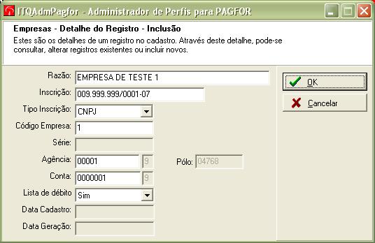 2 Pagfor2000 Lista de Débito Este documento tem como objetivo descrever a forma de operação em um perfil cadastrado como Lista de Débito no sistema Pagfor2000.