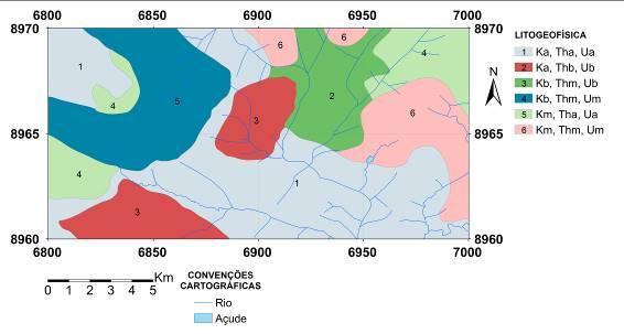 Rafaela Henrique Mendes França et. al. O contraste entre as respostas gamaespectrométricas dessas litologias permite caracterizar a disposição geográfica dessas.
