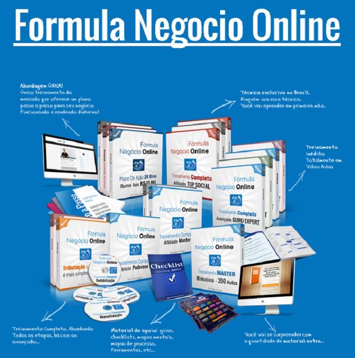 >35< O Fantástico Treinamento Formula Negocio Online é uma treinamento totalmente em vídeo aulas que ensina o aluno passo a passo do inicio ao fim como montar um negocio na internet altamente