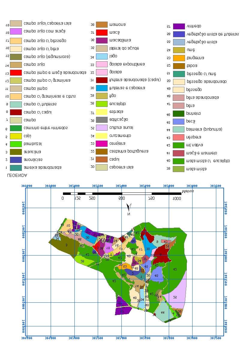 Figura 5- Mapa de uso e cobertura das terras com base