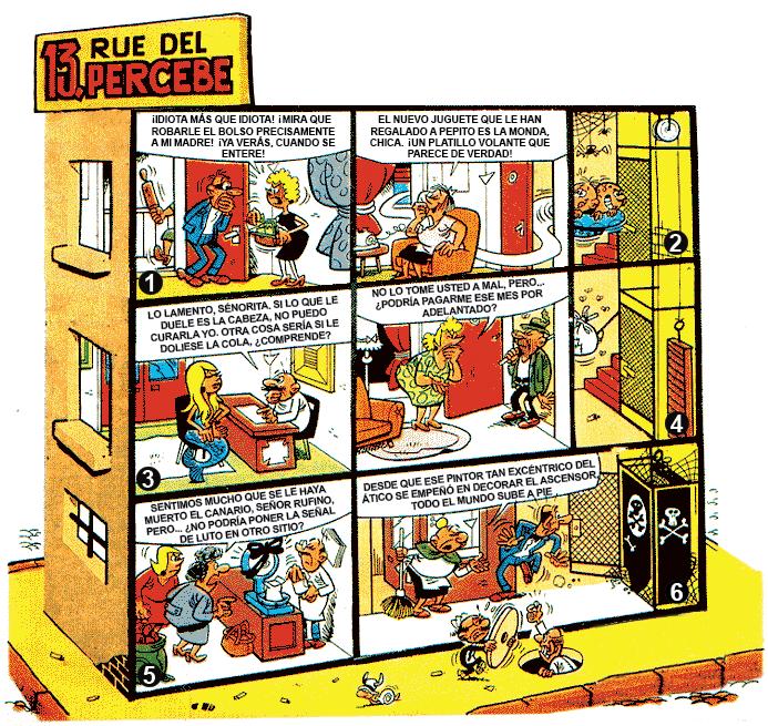 07 O autor do texto estabelece diferenças entre os quadrinhos de Ibáñez e outros produzidos em diferentes países.