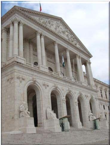 Estávamos todos tão entusiasmados quando finalmente vimos o Palácio de S. Bento.