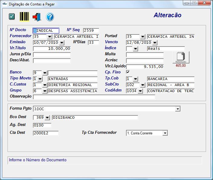 Gestão Financeira