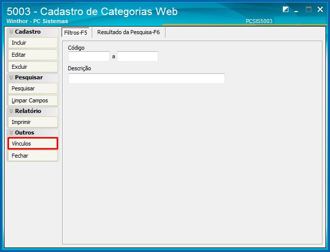 Para fazer o vínculo com a filial do WinThor realize os procedimentos abaixo. 1.