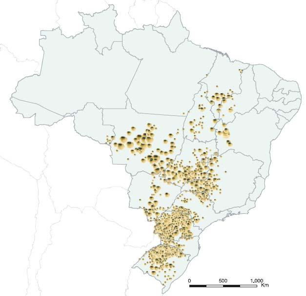 Soja 60.000 50.000 40.000 Produção (mil toneladas) 30.000 20.000 10.