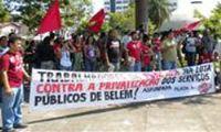 Dia Nacional de Luta da Central Sindical e Popular (CSP-Conlutas) mobiliza trabalhadores em todo o país Mobilização em Belém (Pará).
