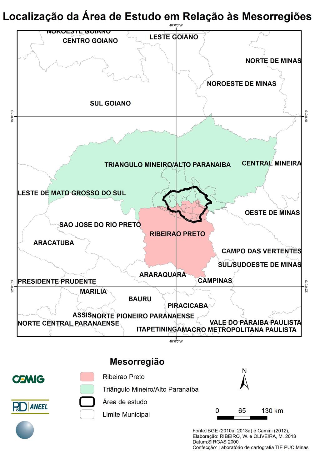 Mapa 5: Localização da Área de Estudo em Relação às